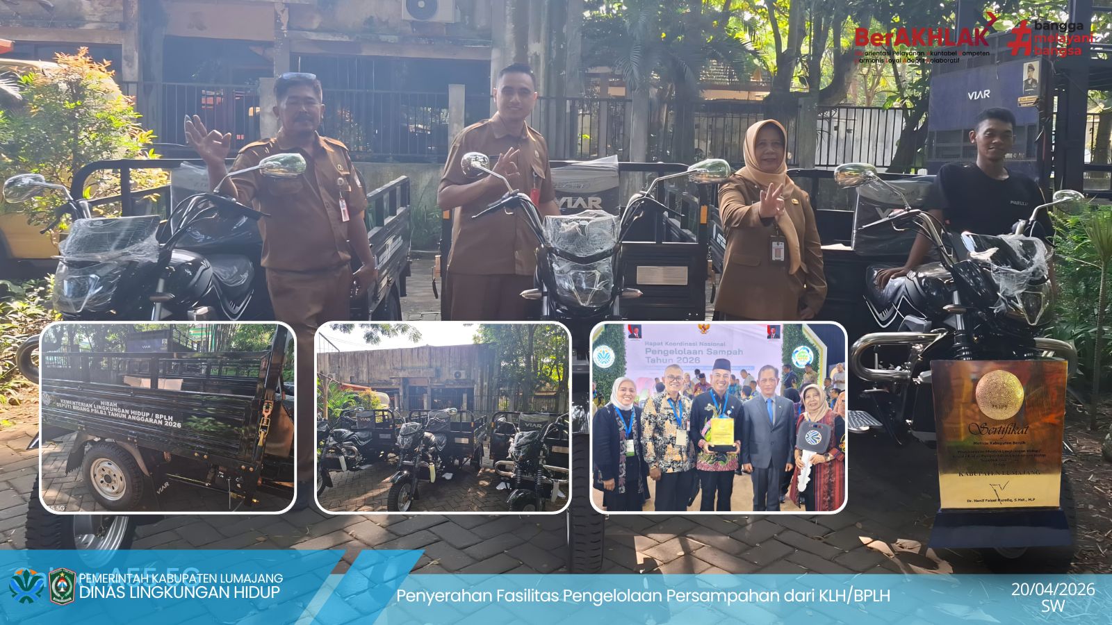 Apresiasi Adipura 2025: Kinerja Pengelolaan Sampah Lumajang diganjar Sarana Persampahan dari KLH/BPLH